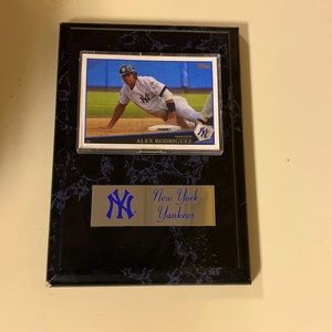 New York Yankees framed card
